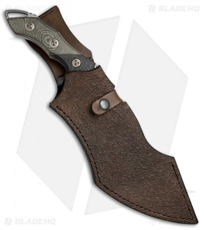 Marfione Custom Knives Marfione Custom Juggernaut Fixed Blade Knife Green Micarta/CF (8.75" Mirror) 5 Marfione Custom Knives Marfione Custom Juggernaut Fixed Blade Knife Green Micarta/CF (8.75" Mirror) - Image 3