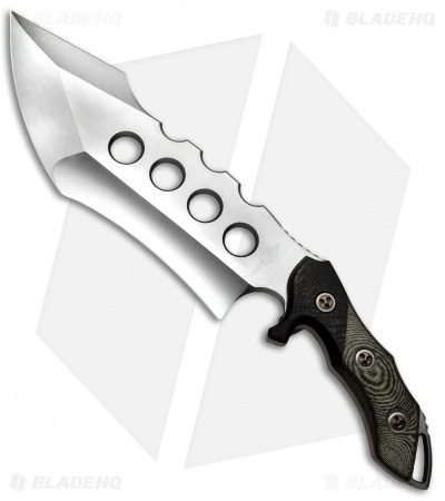 Marfione Custom Knives Marfione Custom Juggernaut Fixed Blade Knife Green Micarta/CF (8.75" Mirror) 3 Marfione Custom Knives Marfione Custom Juggernaut Fixed Blade Knife Green Micarta/CF (8.75" Mirror)