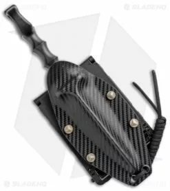 Marfione Custom Knives Marfione Custom M.D.T. Dispatch Tool Fixed Blade Knife (DLC Double Vapor Blast) -Avokelavavat Sales Store Marfione Custom M.D.T. Dispatch Tool DLC Double Vapor Blast BHQ 75754 jr sheath