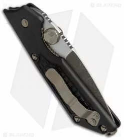 Marfione Custom Knives Marfione / Strider Custom MSG-2 Dual-Action Knife Black/Bronze (3.5" Fallout) II -Avokelavavat Sales Store Marfione Strider MSG 2 Dual Action 330 MCK Black Bronze Fallout BHQ 52207 jr side