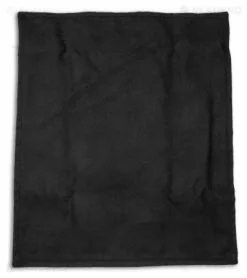 Marfione Customs Source Handkerchief 12" X 10" - Black/Gold -Avokelavavat Sales Store Marifione Customs Source Handkerchief 12x10 Black Gold BHQ 144545 td side