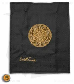 Marfione Customs Source Handkerchief 12" X 10" - Black/Gold -Avokelavavat Sales Store Marifione Customs Source Handkerchief 12x10 Black Gold BHQ 144545 td size