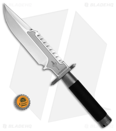 Marfione Custom Knives Interceptor Fixed Blade Knife Black Cord (7.875" Satin) 8 Marfione Custom Knives Interceptor Fixed Blade Knife Black Cord (7.875" Satin) - Image 6