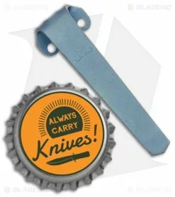 Maverick Customs Titanium Heretic Cleric Pocket Clip - Light Blue -Avokelavavat Sales Store Maverick Customs Ti Heretic Cleric Pocket Clip Light Blue BHQ 137290 jr bottleca