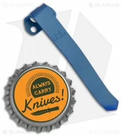 Maverick Customs Titanium Heretic Manticore Pocket Clip - Blue -Avokelavavat Sales Store Maverick Customs Ti Heretic Manticore Pocket Clip Blue BHQ 103405 jr bottlecap