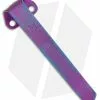 Maverick Customs Titanium Heretic Manticore Pocket Clip - Blue/Purple