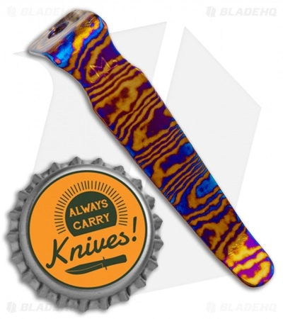 Maverick Customs Titanium Microtech Pocket Clip - ZlaTi 5 Maverick Customs Titanium Microtech Pocket Clip - ZlaTi - Image 3