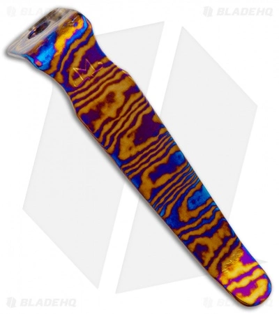 Maverick Customs Titanium Microtech Pocket Clip - ZlaTi 3 Maverick Customs Titanium Microtech Pocket Clip - ZlaTi