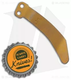 Maverick Customs Titanium Microtech Stitch Pocket Clip - Yellow Titanium -Avokelavavat Sales Store Maverick Customs Ti Microtech Stitch Pocket Clip Yellow BHQ 137308 td size1