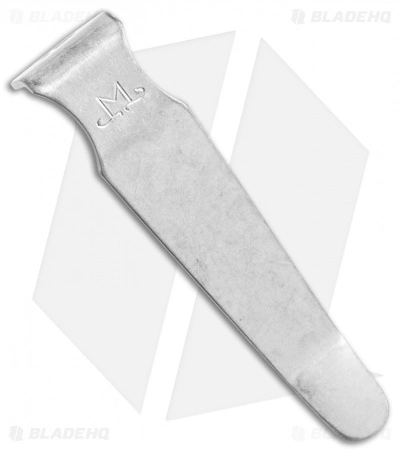 Maverick Customs Titanium Microtech Ultratech Pocket Clip - Satin Titanium 3 Maverick Customs Titanium Microtech Ultratech Pocket Clip - Satin Titanium