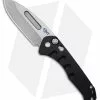 Medford Praetorian Swift Automatic Knife Drop Point Black Al (3.3" Tumbled)