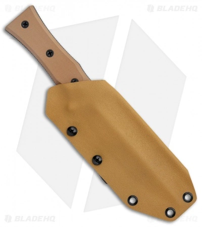 Medford Knife & Tool Medford BOA-P Knife Black-Ops Anti-Personnel Coyote Tan G-10 (5.5" PVD) 5 Medford Knife & Tool Medford BOA-P Knife Black-Ops Anti-Personnel Coyote Tan G-10 (5.5" PVD) - Image 3