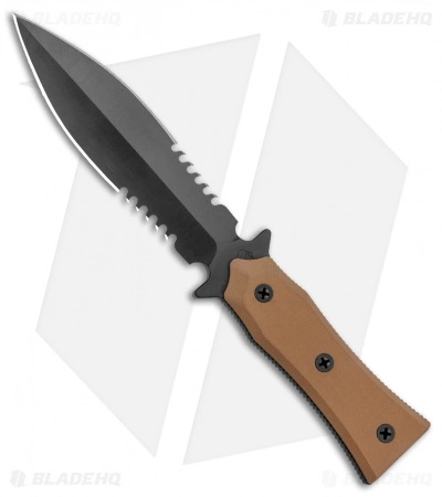 Medford Knife & Tool Medford BOA-P Knife Black-Ops Anti-Personnel Coyote Tan G-10 (5.5" PVD) 3 Medford Knife & Tool Medford BOA-P Knife Black-Ops Anti-Personnel Coyote Tan G-10 (5.5" PVD)