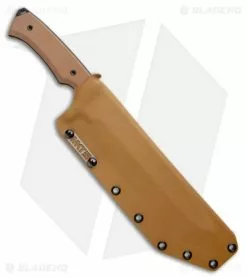 Medford Knife & Tool Medford Bonfire Fixed Blade Knife Coyote G-10 (7.5" Black PVD) MKT -Avokelavavat Sales Store Medford Bonfire Coyote G 10 Black PVD BHQ 109416 jr sheath