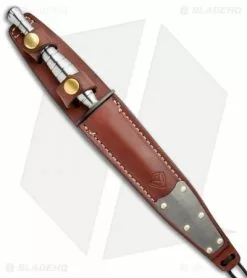 Medford Knife & Tool Medford FS Commando ARMY Dagger Knife Titanium W/ Leather Sheath (7" PVD) -Avokelavavat Sales Store Medford FS Commando ARMY Dagger Ti PVD BHQ 113578 jr sheath