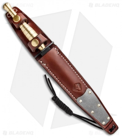 Medford Knife & Tool Medford FS Commando USMC Dagger Fixed Blade Knife Brass (7" Black) 5 Medford Knife & Tool Medford FS Commando USMC Dagger Fixed Blade Knife Brass (7" Black) - Image 3