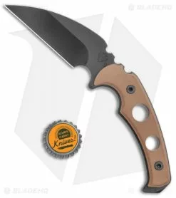 Medford Knife & Tool Medford Fighting Utility Knife FUK Fixed Blade Knife Brown (3.75" Black) -Avokelavavat Sales Store Medford Fixed Blade Coyote G 10 Black BHQ 101370 jr bottlecap