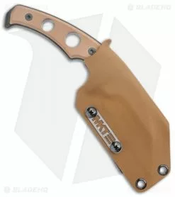 Medford Knife & Tool Medford Fighting Utility Knife FUK Fixed Blade Knife Brown (3.75" Black) -Avokelavavat Sales Store Medford Fixed Blade Coyote G 10 Black BHQ 101370 jr sheath