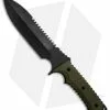 Medford Knife & Tool Medford Jungle Fighter Fixed Blade Knife OD Green G-10 (5.75" Gray) MKT