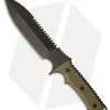 Medford Knife & Tool Medford Jungle Fighter Fixed Blade Knife OD Green G-10 (5.75" Plain) MKT -Avokelavavat Sales Store Medford Jungle Fighter OD Green G10 plain BHQ 73506 er