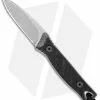 Medford Knife & Tool Medford Necromancer Fixed Blade Neck Knife Black G-10 (2.5" Tumbled)