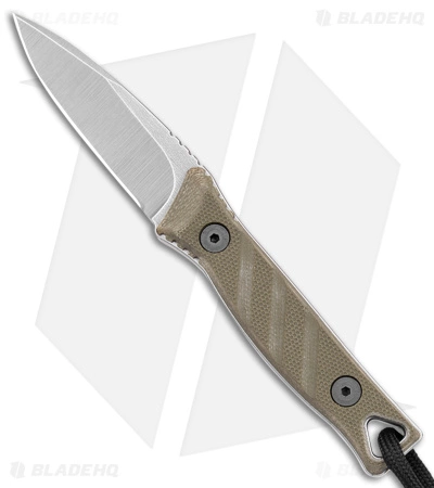 Medford Knife & Tool Medford Necromancer Fixed Blade Neck Knife OD Green G-10 (2.5" Satin) 3 Medford Knife & Tool Medford Necromancer Fixed Blade Neck Knife OD Green G-10 (2.5" Satin)