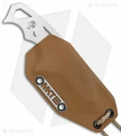 Medford Knife & Tool Medford Praetorian Neck Knife Coyote Brown Kydex Sheath (3" Stonewash) MKT -Avokelavavat Sales Store Medford Praetorian Neck Knife Coyote Kydex Sheath SW BHQ 136153 jr sheath