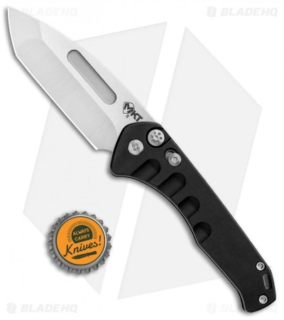 Medford Knife & Tool Medford Praetorian Swift Automatic Knife Black Aluminum (3.3" Tumbled) 6 Medford Knife & Tool Medford Praetorian Swift Automatic Knife Black Aluminum (3.3" Tumbled) - Image 4