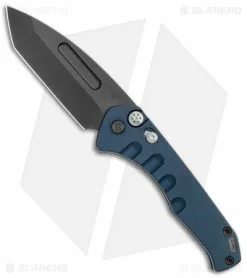 Medford Knife & Tool Medford Praetorian Swift Automatic Knife Tanto Blue Aluminum (3.3" PVD) S35VN