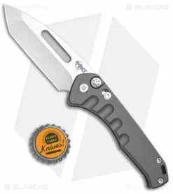 Medford Knife & Tool Medford Praetorian Swift Automatic Knife Gray Aluminum (3.3" Tumbled) -Avokelavavat Sales Store Medford Praetorian Swift Auto Gray Aluminum Tumbled BHQ 109418 jr bottlecap