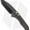 Medford Knife & Tool Medford Praetorian Swift Automatic Tanto Knife Green Aluminum (3.3" DLC)