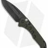 Medford Knife & Tool Medford + Blade HQ Praetorian Swift Auto Green Aluminum Drop Point (3.3" PVD)