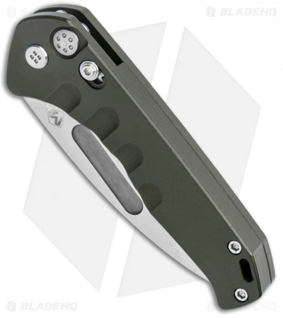 Medford Knife & Tool Medford + Blade HQ Praetorian Swift Automatic Knife Green (3.3" Tumbled) 4 Medford Knife & Tool Medford + Blade HQ Praetorian Swift Automatic Knife Green (3.3" Tumbled) - Image 2