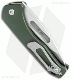 Medford Knife & Tool Medford Praetorian Swift Automatic Knife Green Aluminum (3.3" Tumbled) -Avokelavavat Sales Store Medford Praetorian Swift Auto Green Aluminum Tumbled MK206STD 40AG TSCS Q4 BHQ 122004 jr side