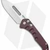 Medford Knife & Tool Medford Praetorian Swift Automatic Knife Red (3.3" Tumbled S35VN)