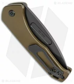 Medford Knife & Tool Medford + Blade HQ Praetorian Swift Auto Yellow/Gold Aluminum (3.3" PVD) 8 Medford Knife & Tool Medford + Blade HQ Praetorian Swift Auto Yellow/Gold Aluminum (3.3" PVD) -Avokelavavat Sales Store Medford Praetorian Swift Auto Yellow Aluminum PVD BHQ 113505 jr side