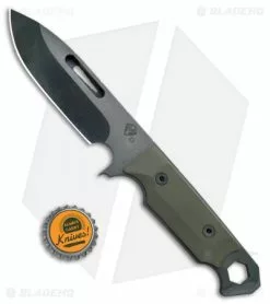 Medford Knife & Tool Medford STA Scout Sniper Fixed Blade Knife OD Green (5" Vulcan) -Avokelavavat Sales Store Medford STA Scout Sniper OD Green Vulcan BHQ 74138 jr bottlecap 2