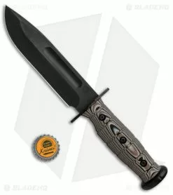 Medford Knife & Tool Medford USMC Fighter Fixed Blade Knife Multi-Cam G-10 (6.5" Black) MKT -Avokelavavat Sales Store Medford USMC Fighter Multi Cam G 10 Black MK103SP 12LE BHQ 87942 jr bottlecap
