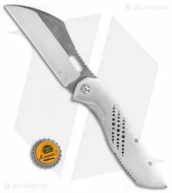 Merriken Knives Mavik Frame Lock Knife OP Titanium (4.5" Two-Tone Acid Wash) -Avokelavavat Sales Store Merriken Knives Mavik OP titanium twotone acid wash BHQ 68378 er size