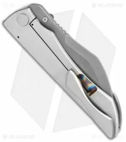 Merriken Knives Merk Frame Lock Knife Ti/Blackwood CF (3.875" Acid Stonewash) -Avokelavavat Sales Store Merriken Knives Merk ti blackwood cf acid sw BHQ 68380 er side