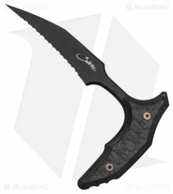 Microtech BEE S/E Wharncliffe Double Push Daggers Carbon Fiber (2.5" DLC Serr) -Avokelavavat Sales Store Microtech BEE SE Wharncliffe Double Push Daggers Carbon Fiber 2in DLC Serr BHQ 149053 td 2