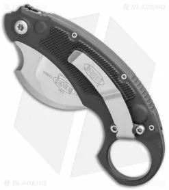Microtech Bastinelli Iconic Auto Karambit Knife (2.125" Stonewash) -Avokelavavat Sales Store Microtech Bastinelli Iconic Auto Karambit Knife Stonewash BHQ 109477 kp back