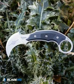 Bastinelli Creations, Microtech Microtech Bastinelli Iconic Karambit Fixed Blade Knife (Stonewash) 118-10R -Avokelavavat Sales Store Microtech Bastinelli Iconic Karambit Fixed Blade Knife Stonewash 118 10R BHQ 99151 kp pokeys web jr