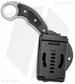 Bastinelli Creations, Microtech Microtech Bastinelli Iconic Karambit Fixed Blade Knife (Stonewash) 118-10R -Avokelavavat Sales Store Microtech Bastinelli Iconic Karambit Knife SW 118 10R BHQ 99151 jr sheath