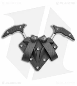 Microtech BEE S/E Wharncliffe Double Push Daggers Black G-10 (2.5" BB Full Serr) 14 Microtech BEE S/E Wharncliffe Double Push Daggers Black G-10 (2.5" BB Full Serr) -Avokelavavat Sales Store Microtech Bee Double SE Wharncliffe SS BB FS Black G 10 218D 9GTBKS BHQ 141749 jr sheath