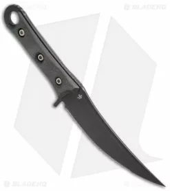 Microtech Borka SBK Fixed Blade Knife Carbon Fiber (5" Black Full Serr) 200-1DLC -Avokelavavat Sales Store Microtech Borka SBK CF Black Full Serr 200 3DLC BHQ 76135 jr spine