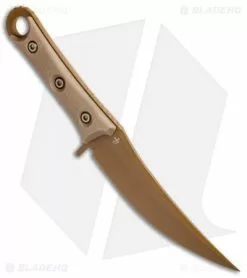 Microtech Borka SBK Fixed Blade Knife Tan G-10 (5" Tan PVD) 200-1PVDTN -Avokelavavat Sales Store Microtech Borka SBK Tan G 10 Tan PVD 200 1PBVTN BHQ 73499 jr spine