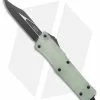 Microtech Combat Troodon Bowie OTF Knife Jade Green (3.8" Black) -Avokelavavat Sales Store Microtech Combat Troodon Bowie OTF Jade Green Black BHQ 176498 jr