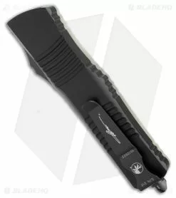 Microtech Combat Troodon Bowie OTF Knife Jade Green (3.8" Black) 8 Microtech Combat Troodon Bowie OTF Knife Jade Green (3.8" Black) -Avokelavavat Sales Store Microtech Combat Troodon Bowie OTF Jade Green Black BHQ 176498 jr side