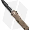Microtech Combat Troodon D/E OTF Auto Knife Tan (3.8" Black Serr) 142-2TA -Avokelavavat Sales Store Microtech Combat Troodon D E OTF Auto Knife Tan 3.8in Black Serr 142 2TA BHQ 71363 jr